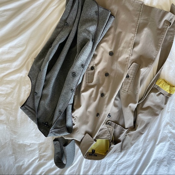 GAP NWOT 2-in-1 Classic Trench Coat - Picture 8 of 15